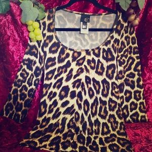ROBERTO CAVALLI Ladies leopard print Lycra top